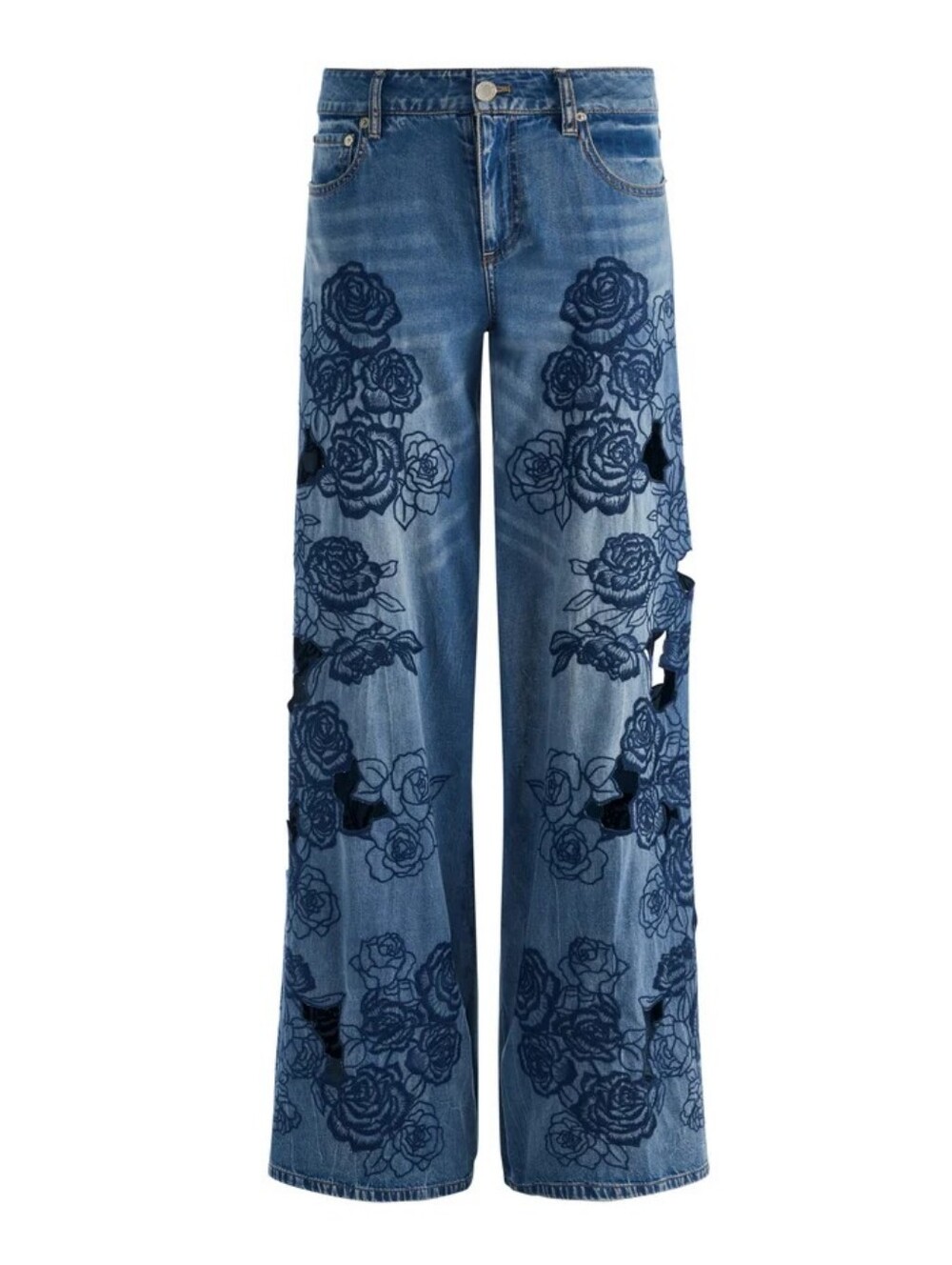Alice + Olivia SIDNEY LASER-CUT JEAN - Picture 6 of 16
